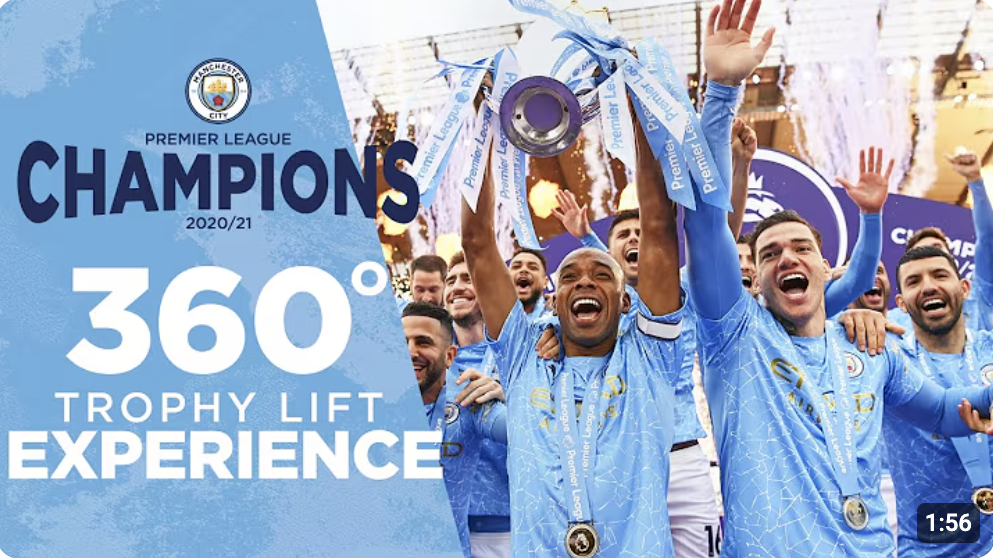 360 VR EXPERIENCE! | PREMIER LEAGUE TROPHY LIFT